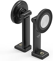 Vista 13 de NEEWER Soporte magnético para teléfono trípode con adaptador de rosca de 1/4" compatible con iPhone MagSafe, palo selfie para 15 Pro Max 15 Plus 14