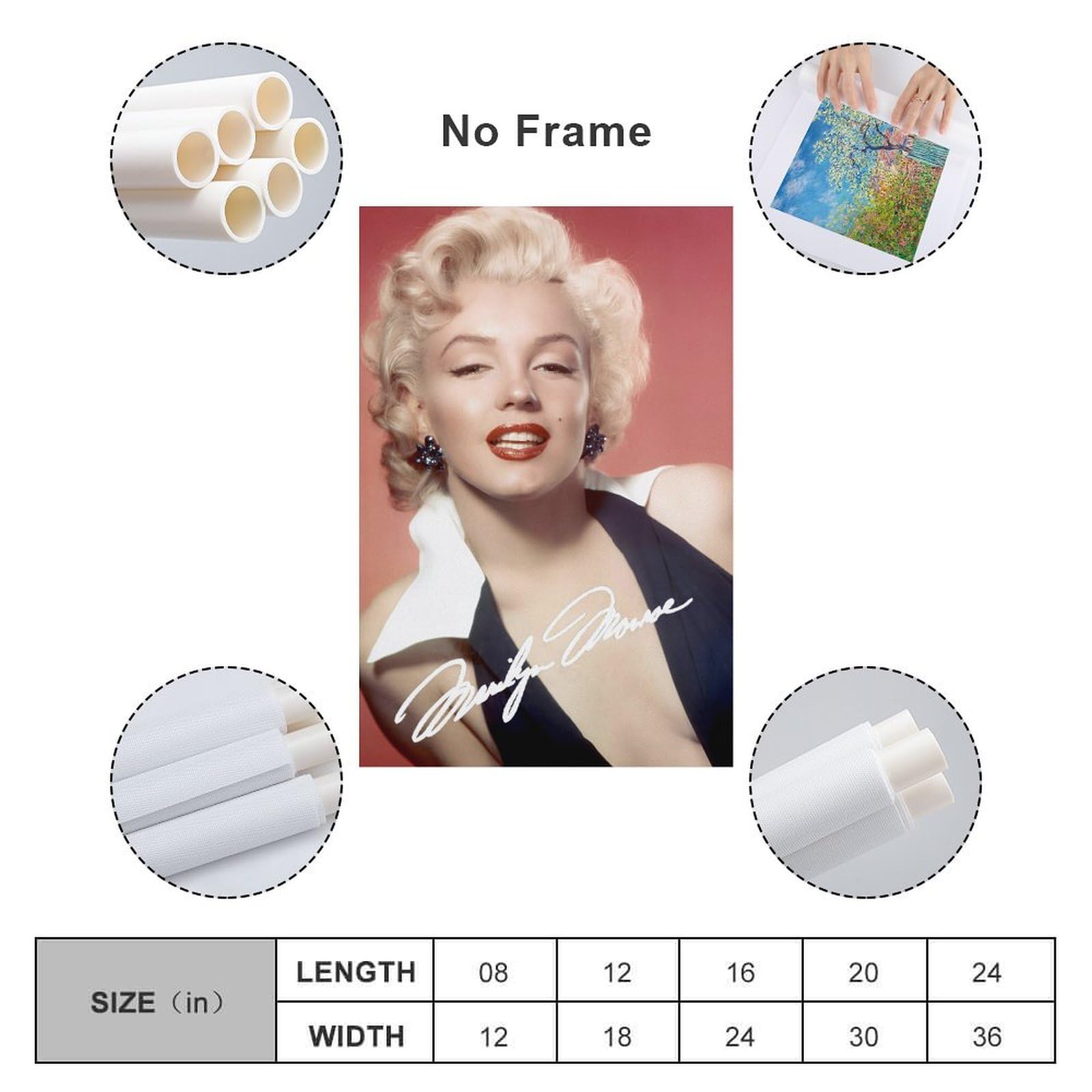 Amazon.co.jp: マリリン・モンロー直筆サイン入りフッ