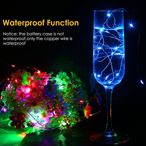 Gdealer 8 Pack 7.2' 20 Led Battery Operated Fairy Lights Mini Copper Wire Firefly String Lights For Bedroom Indoor Outdoor Wedding Mason Jar Dorm Decor Diy Costume #TOP2