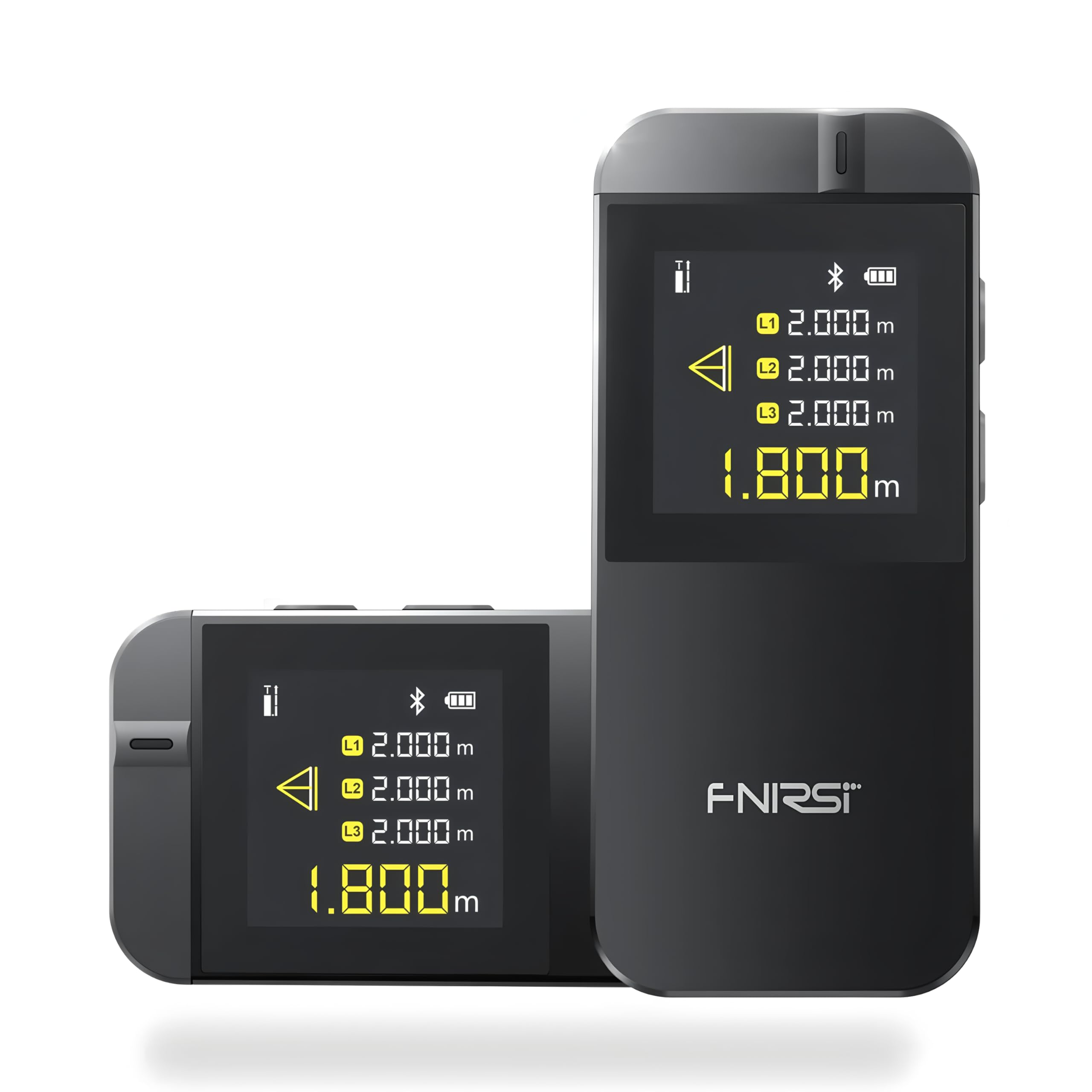 Télémètre laser IR40 40M gris, mesureur de distance manuel infrarouge, mesure de surface et volume, Bluetooth, application Android/iOS (IR40)