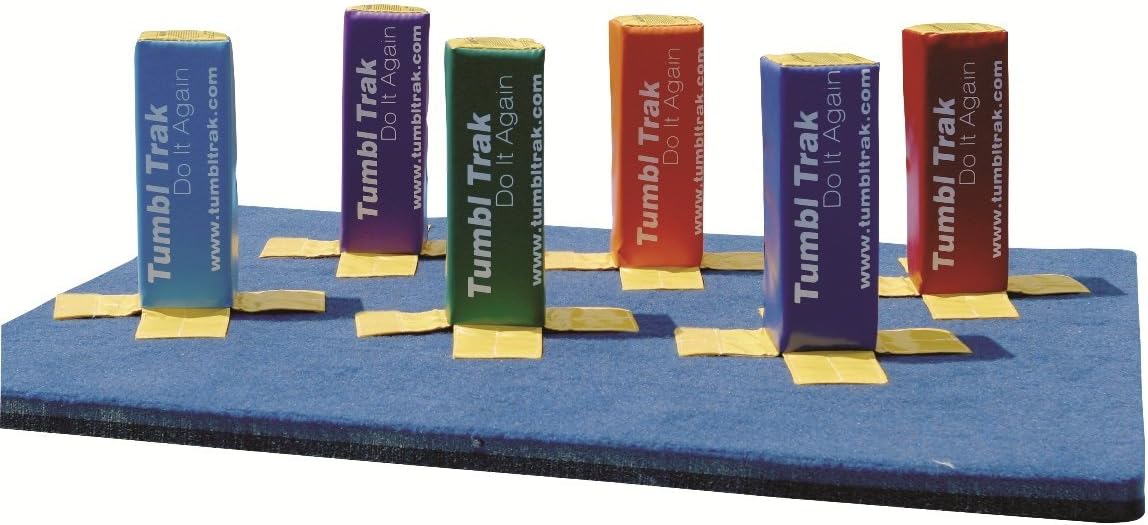 Tumbl Trak Fun Stick - Versatile Gymnastics, Cheer, and Dance Foam Obstacle - Colors May Vary