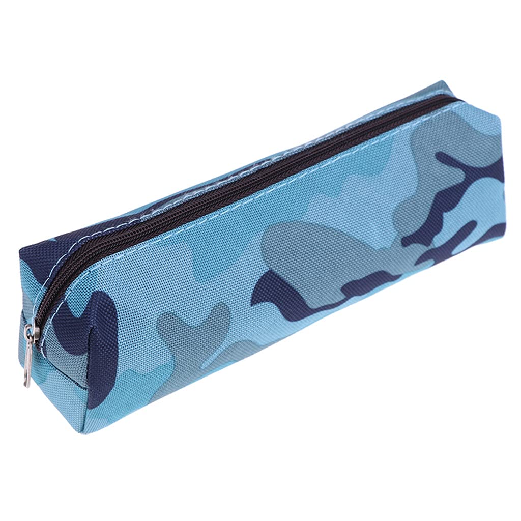ACiyD Astuccio per matite Camouflage 4 Colori per Ragazzi Scuola Stile Militare Borsa per matite in Tela Materiale Scolastico di cancelleria (D, Taglia Unica) (Taglia Unica D)