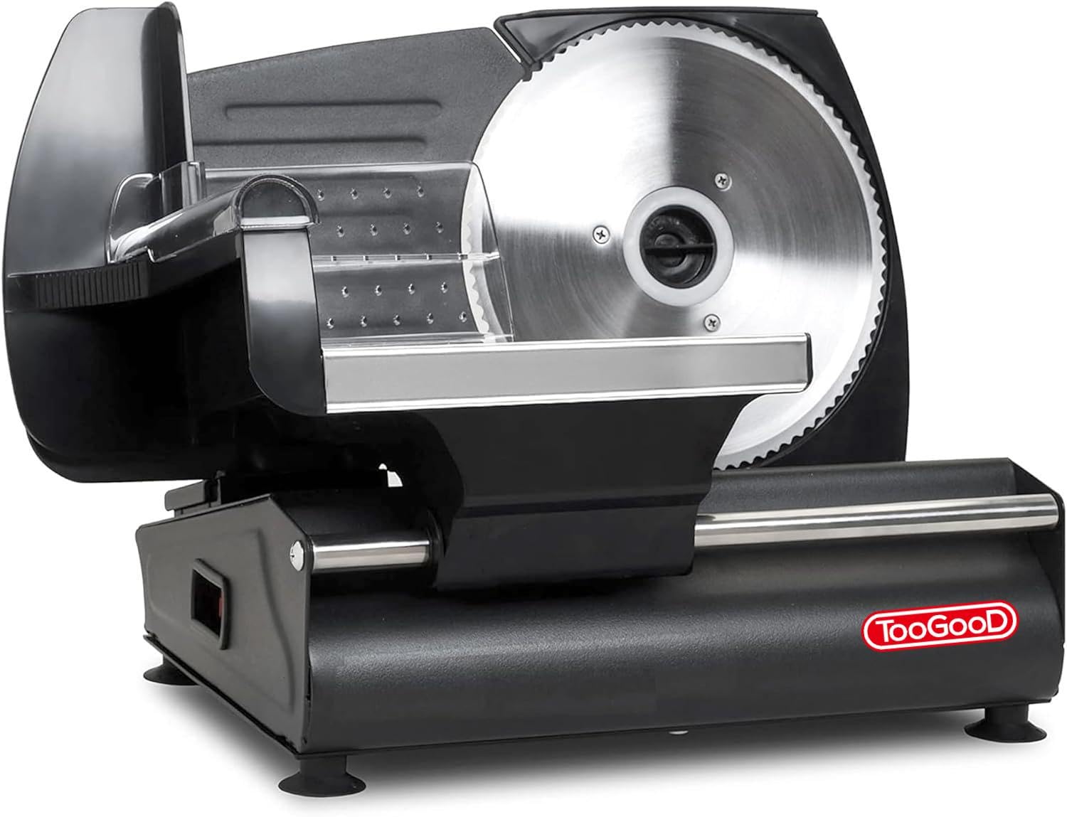 TOOGOOD Meat Slicer Machine for Home Use, Electric Deli Meat Slicer with 7.5" Removable Stainless Steel Blade, Adjustable Thickness Food Slicer for