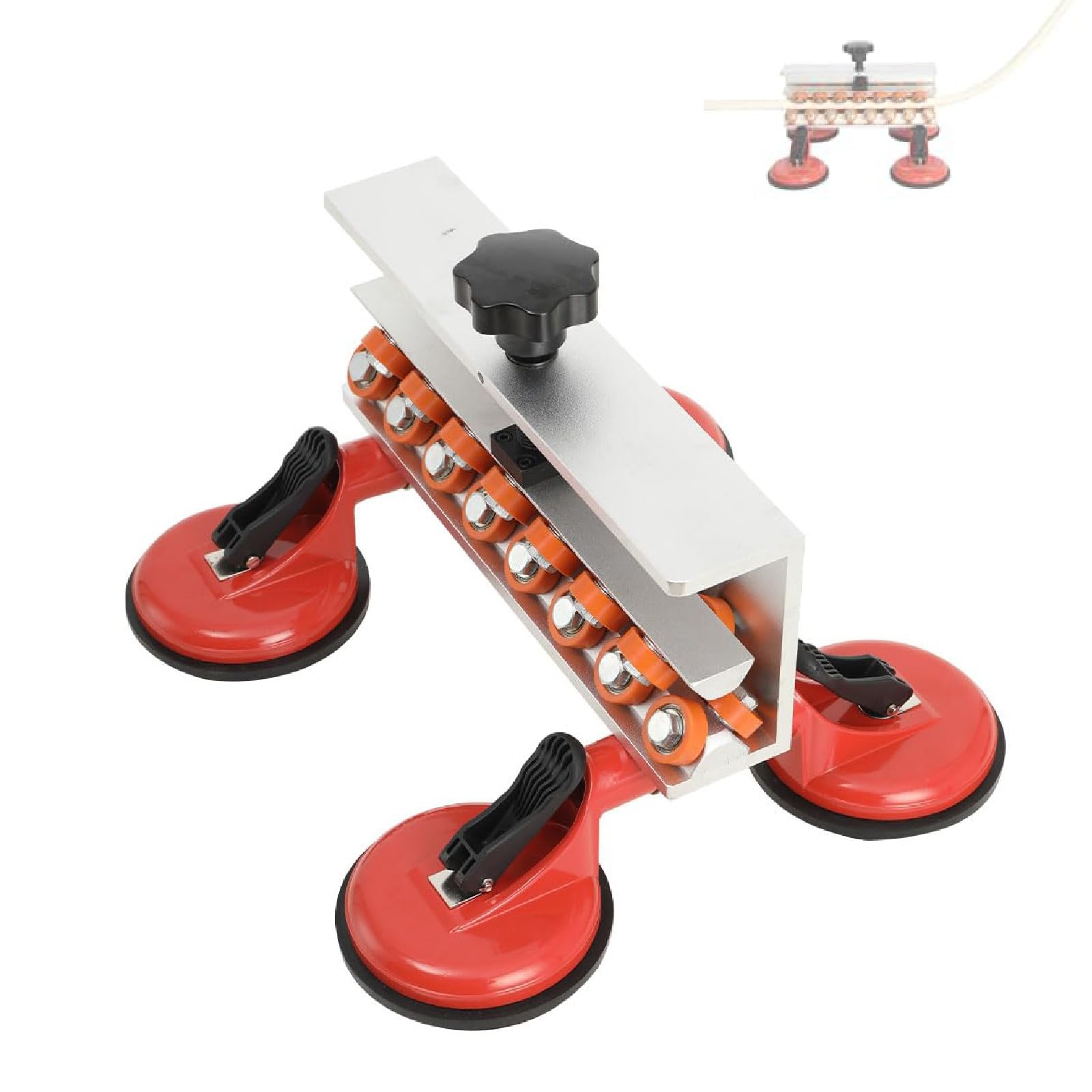 XCSCUK Pipe Straightening Leveling Machine,Aluminum-Plastic Tube Straightener, Adjustable Roller Straightening Design,for 5/8in-1 1/4in Pipe