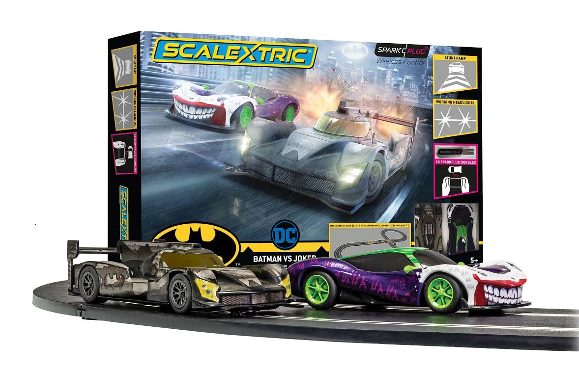 Scalextric - 1/32 Spark Plug - Batman Vs Joker Race Setsc1415p
