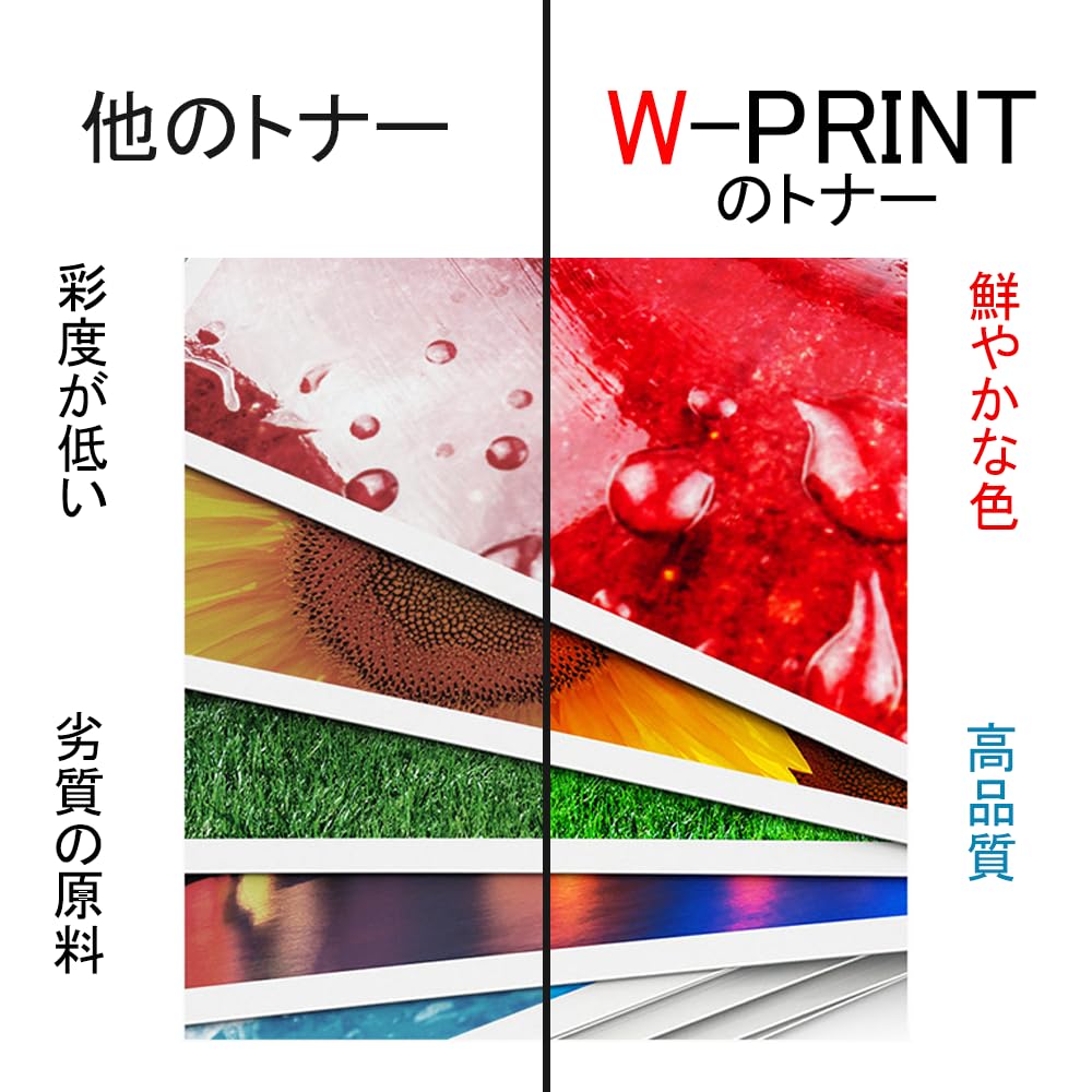 Amazon.co.jp: W-Print リコー用 SPトナー C740H BK/ C/M/Y 4色セット  