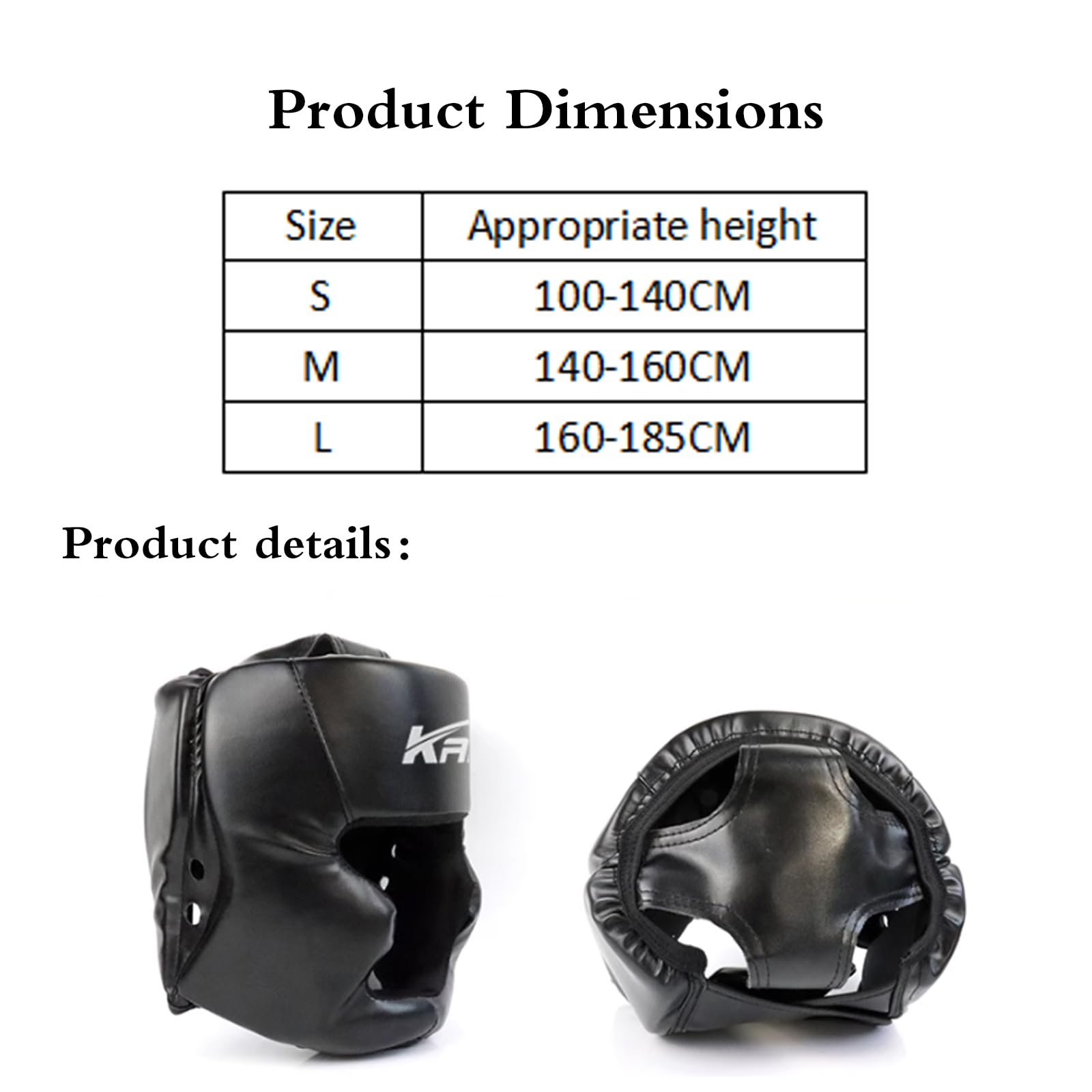 Pugilato Protezione Casco,Caschetto Boxe per Adulti,Casco da Boxe per Arti Marziali,Casco da Boxe Protecion,per Kick Boxing Sparring Muay Thai Arti Marziali Grappling Taekwondo Karate