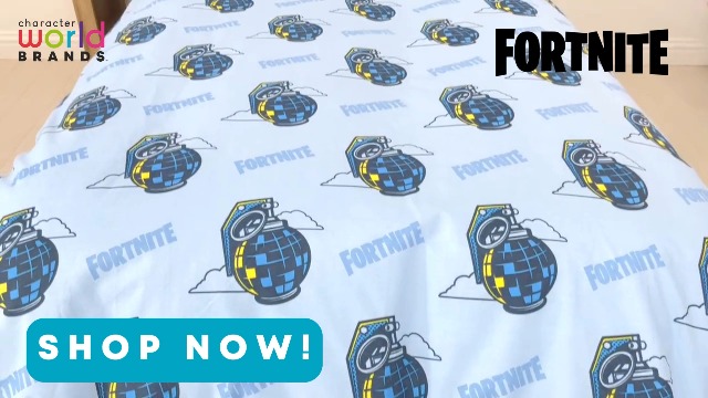 Character World Fortnite Officiële Eenpersoonsbed Dekbedovertrek Set | Battle Royale Design Omkeerbaar 2-zijdig Beddengoed Inclusief Bijpassende Kussensloop Eenpersoonsbed Set | Polycotton