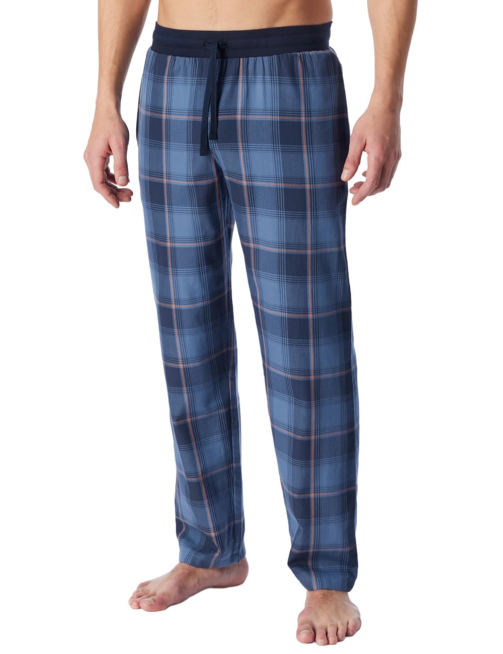 Schiesser Herren Schlafhose lang Web - Mix + Relax - Cotton