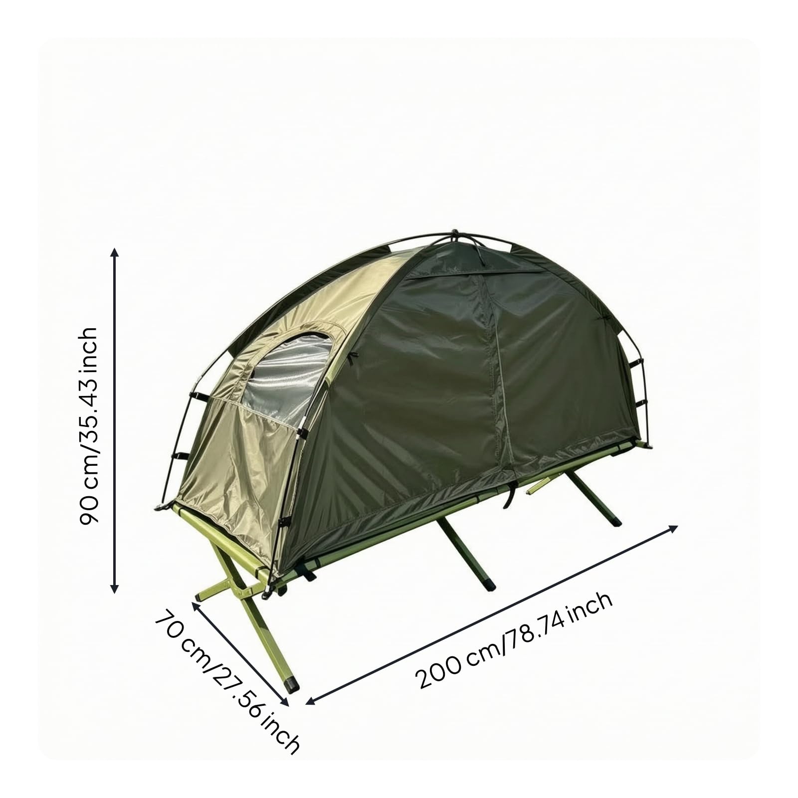 LOVIVER Carpa para Acampar Impermeable Refugio