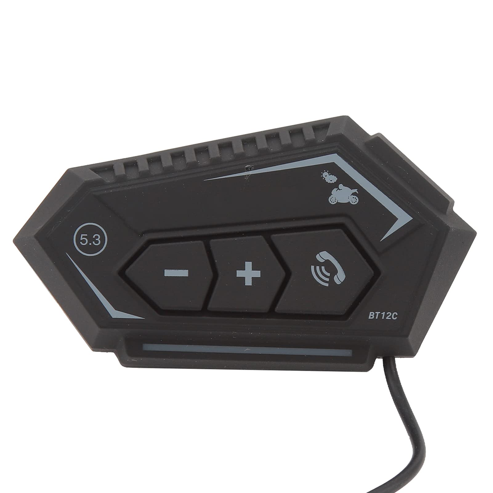 Auricolari per Moto Cuffie Impermeabili Wireless con Comando Vocale per Viaggi in Bicicletta Materiale ABS