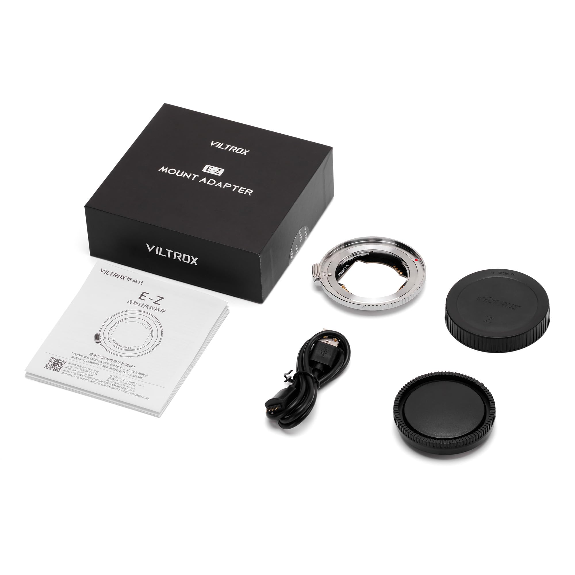 VILTROX E-Z Objektivadapter Autofokus Konverter für Nikon Z Mount Z5 Z50 Z6 Z6II Z7 Z7II Zfc spiegellose Kameras