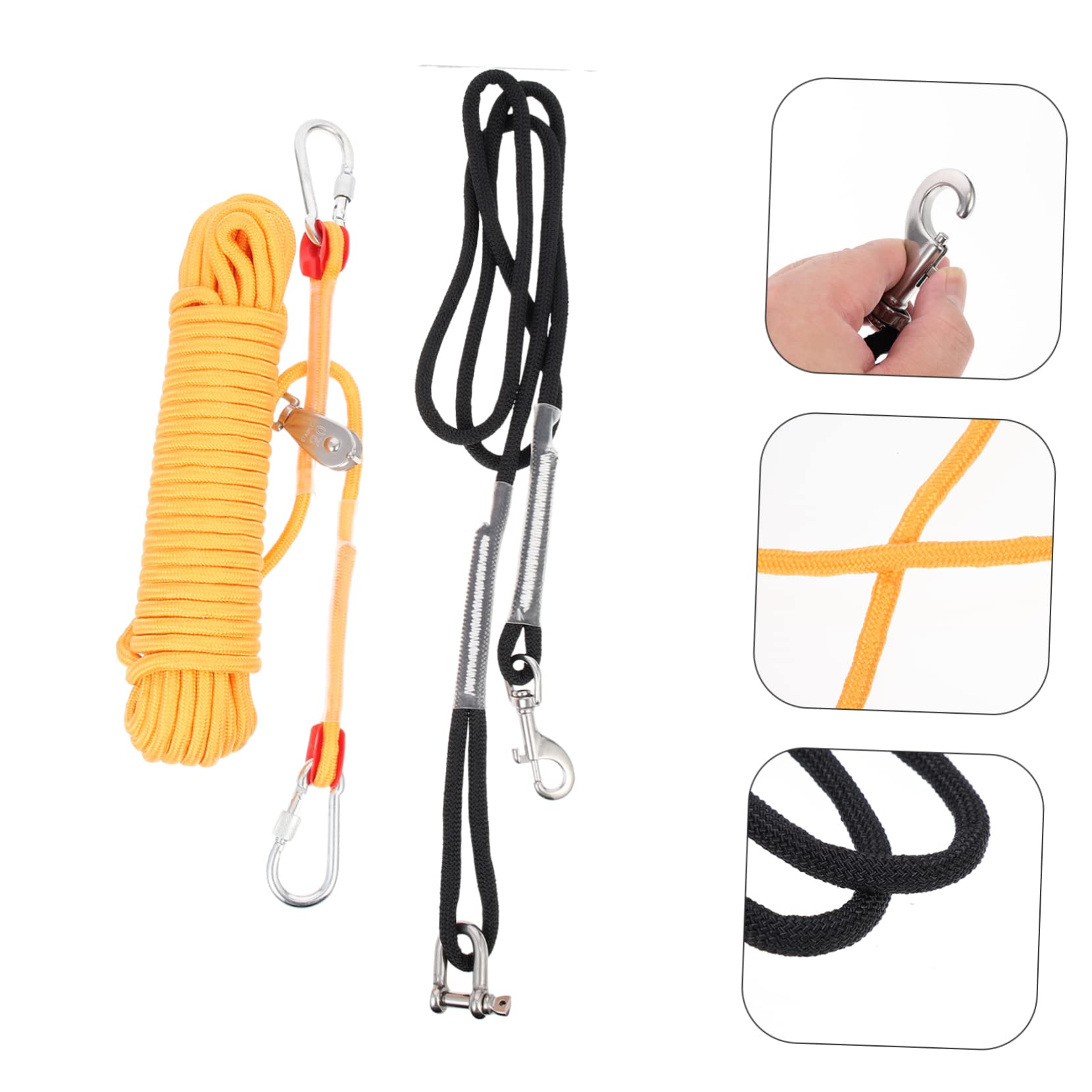 Hemobllo Cadena Resistente para Perros con Cable de Metros Accesorio para Correr y Pasear Mascotas Cuerda de Nylon para Cachorro para Actividades y Diario