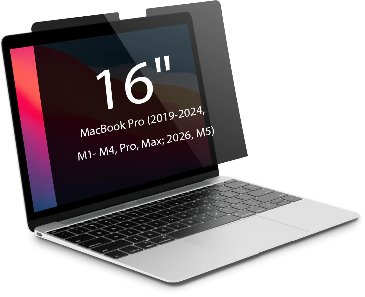 Pantalla magnética de privacidad para MacBook Pro de 16 pulgadas (2019-2023), modelo A2141, A2485, A2780, A2991, protector de pantalla extraíble, bloqueo de luz azul, protector antirreflejos