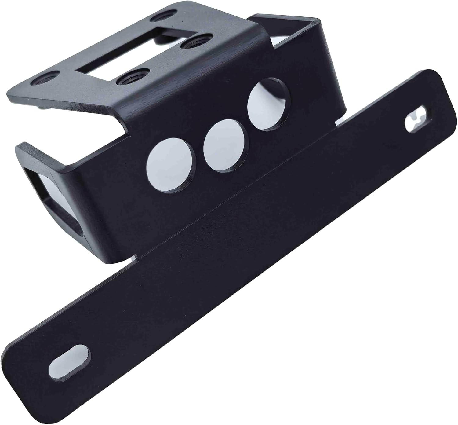 Fender Eliminator Tail Tidy for 2024 Kawasaki Ninja 500 Z500 – CNC Machined Aluminum Bracket, Black Powder-Coated Finish, Flush Mount Fitment