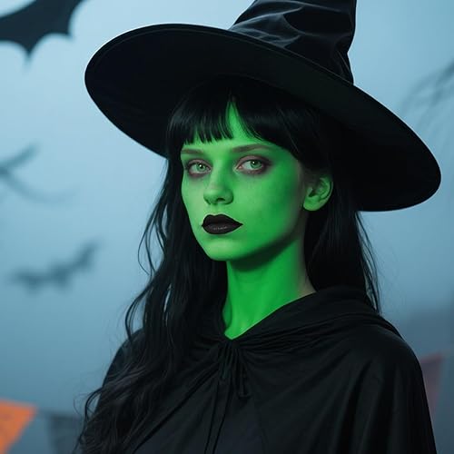 Miniatura 8 de MEICOLY Palo de pintura verde para rostro y cuerpo, relleno de calcetines de Navidad, pintura facial verde para Halloween, maquillaje SFX Witch