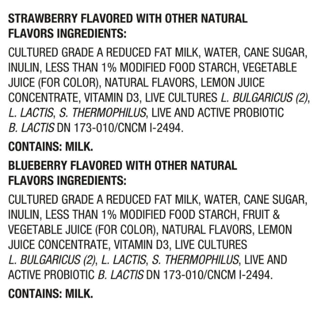 Dailies Yogurt Drink Variety Pack - Açai Berry and Strawberry - 3.1 fl. oz., 24 ct.