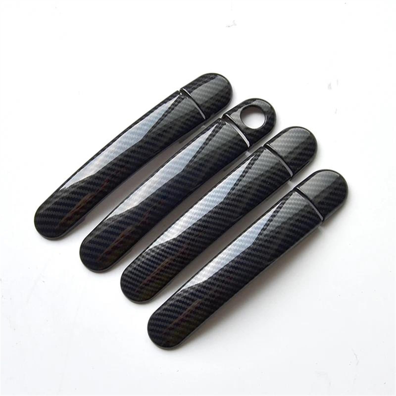 Csspdm A Glossy Black Chrome Car Door Handle Cover Decor Trim Styling Ccessories For Skod For Fabi I 6Y 1999-2005 2006(A)