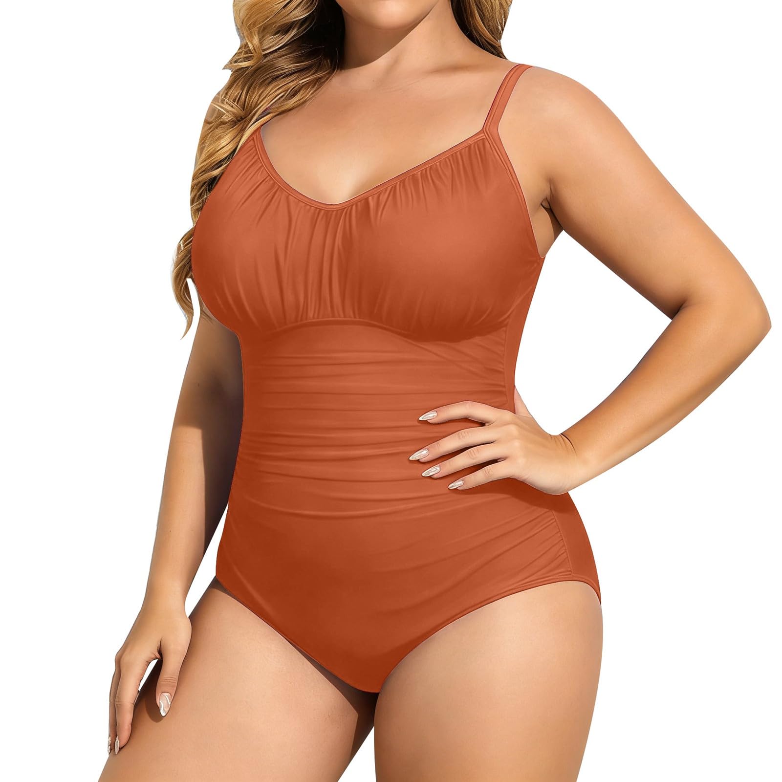 Generico Costume da Bagno, Taglie Forti per Costumi, Ideale per L'Estate