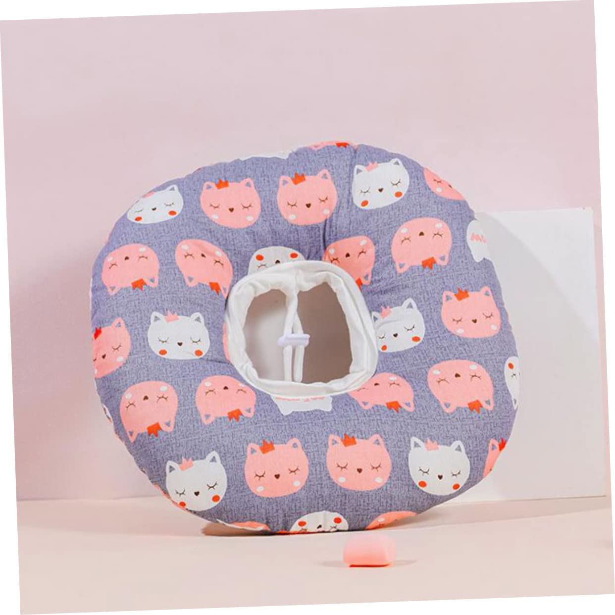 POPETPOP 3 Pezzi Cuscino Collare Per Gatti Collare Protettivo Per Il Collo Morbido Cono Per - Realizzato in Cotone Motivo Casuale