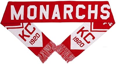 NLBM Negro Leagues Scarf Kansas City Monarchs Red & White