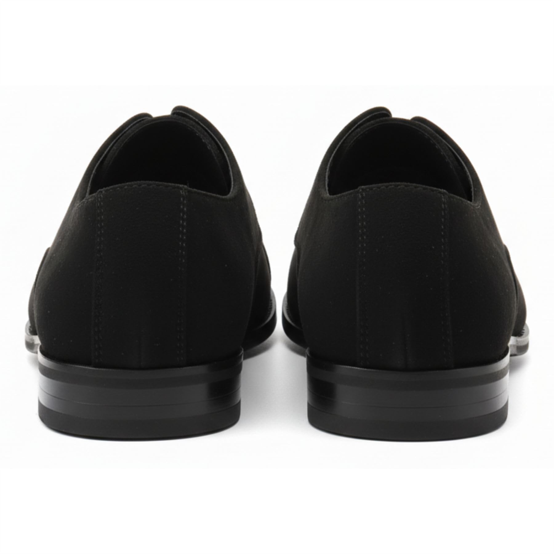 Scarpe Oxford classiche formali da uomo in finta pelle scamosciata con lacci