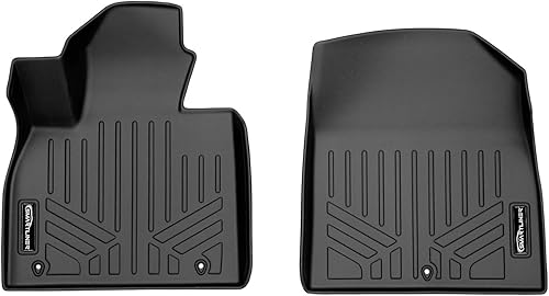 MAXLINER - Juego de alfombrillas para todo tipo de clima, de primera fila, color negro, compatibles con Hyundai Palisade 2020-2022