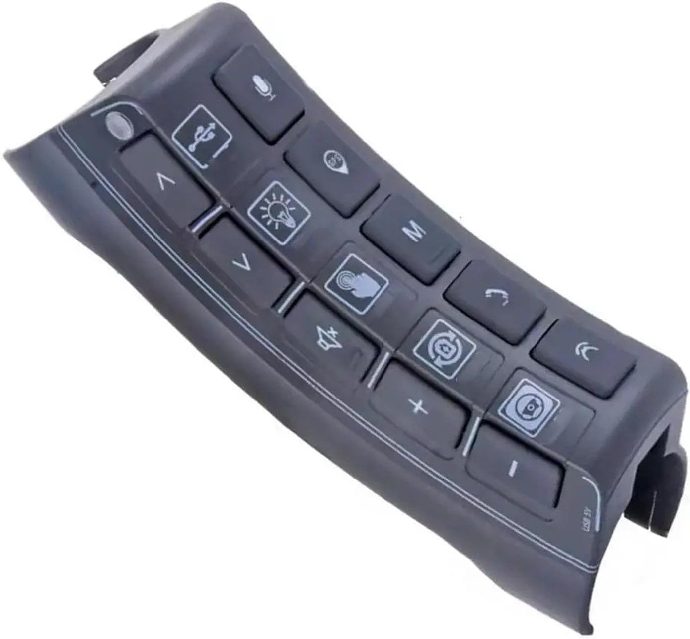 For Android DVD GPS Multi-Function Buttons Universal Car Wireless Steering Wheel Button Remote Control 11 Keys Long Bright Squar Multifunction Steering Wheel Switch Cruise Control