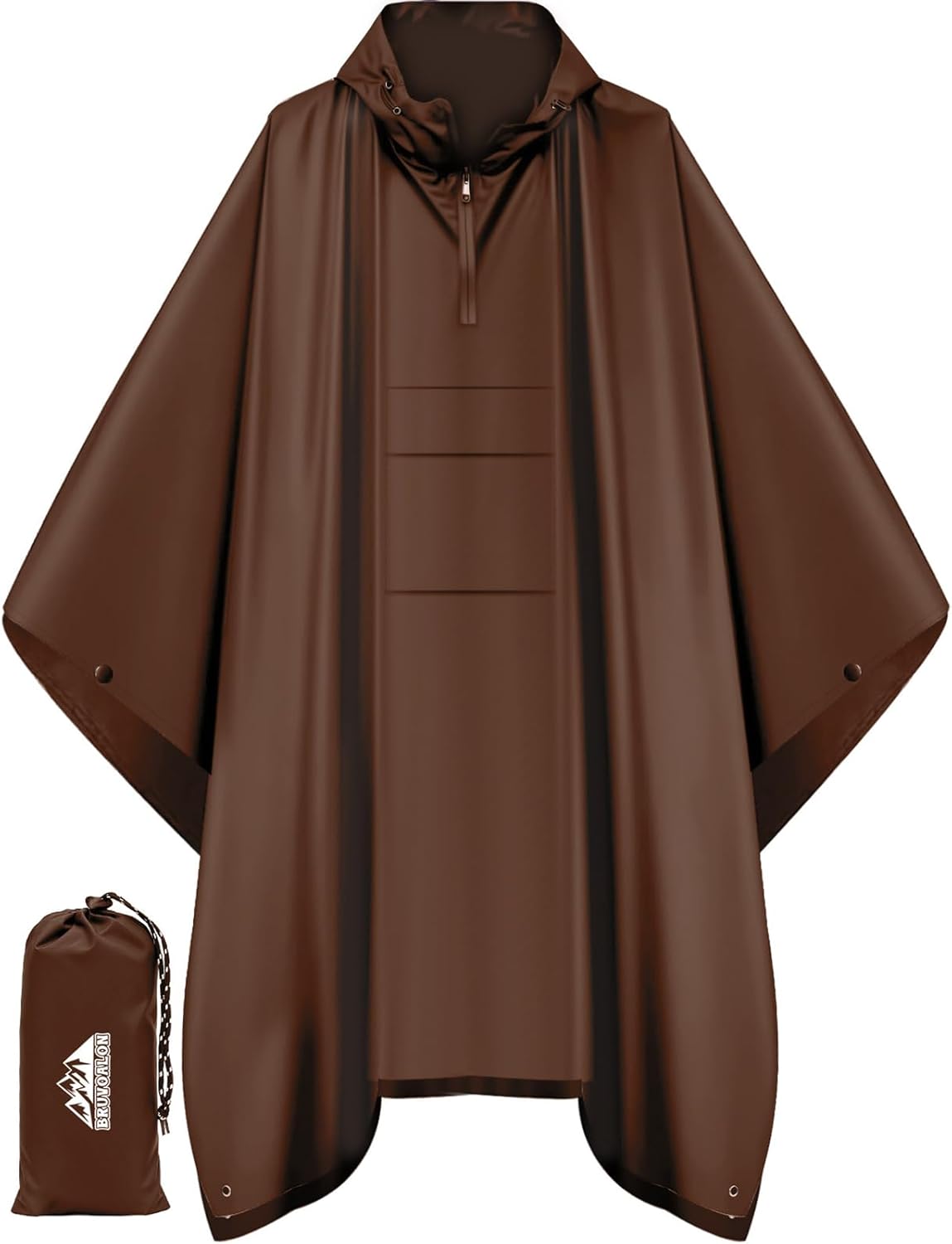 Bruvoalon 3-in-1 Waterproof Rain Poncho with Pocket & Sunshade Bruvoalon 3-in-1 Waterproof Rain Poncho with Pocket & Sunshade