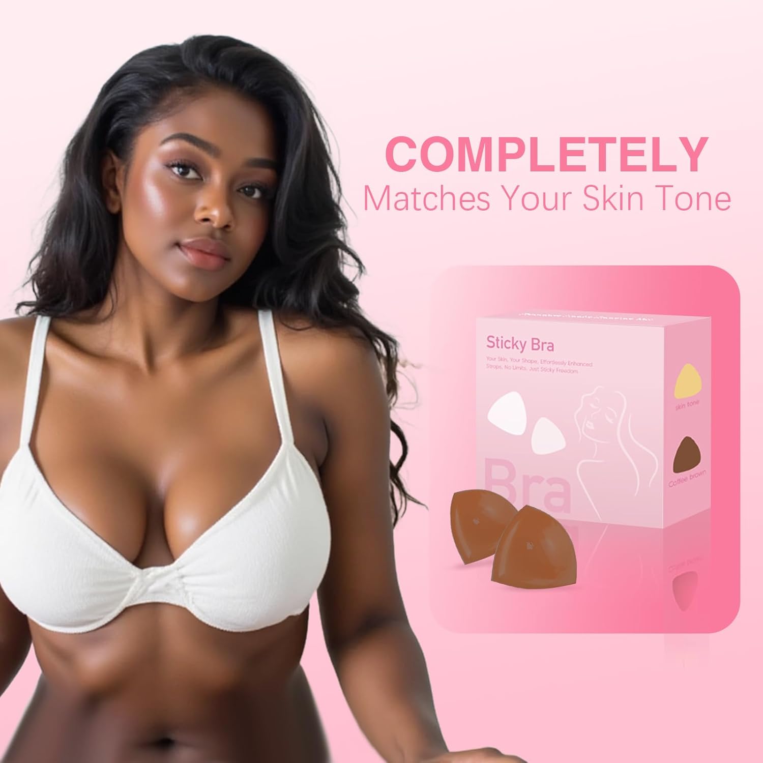 Sticky Bra Push up Boobs Double Sided Adhesive Boob Lift Inserts Tape for Clothes - Image 2