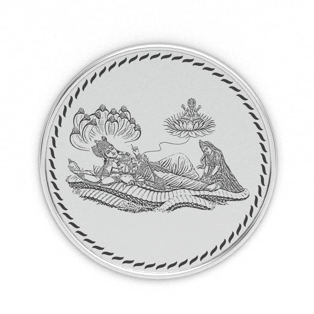 AuGrav Jewels Sri Ranganathar 999 Pure Silver Coin 10 grams, Certified (B0BZPNNMGN) Amazon Price History, Amazon Price Tracker
