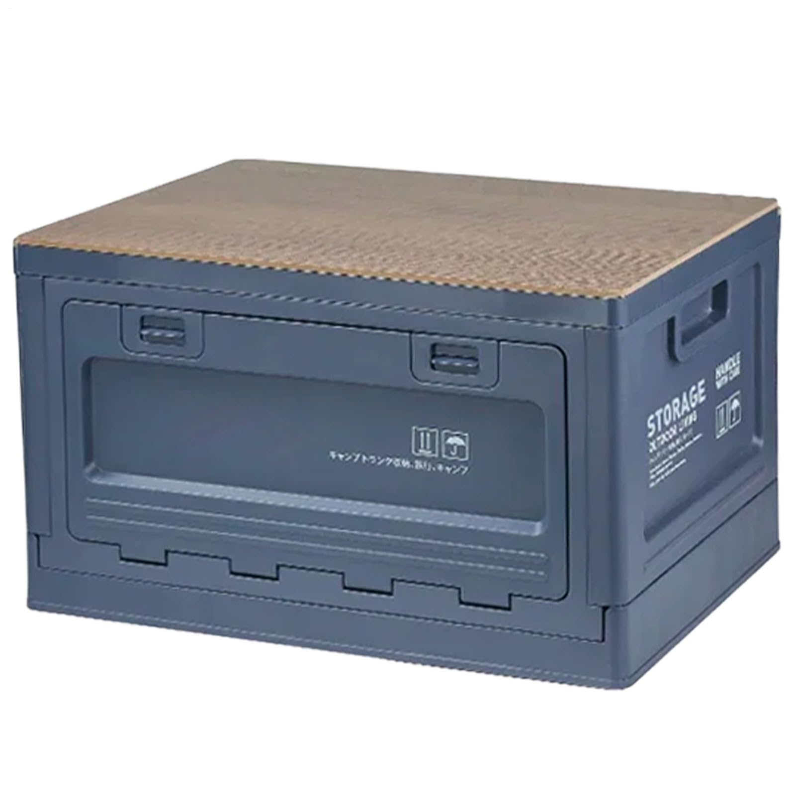 Organizador de almacenamiento plegable – Recipiente compacto, 50 l