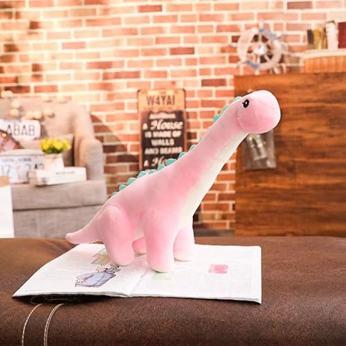 LAJOKING ホラー ドラゴン 抱き枕 ぬいぐるみ クッション ブラキオサウルス かわいい 人型 かわいい ふわふわ 軽量 快適 ロングお昼寝枕 アニマル 和紙る 子供用 大人用 プレゼント 大きい 柔らかかな筋肉タッチり ロングピロー ピンク (80