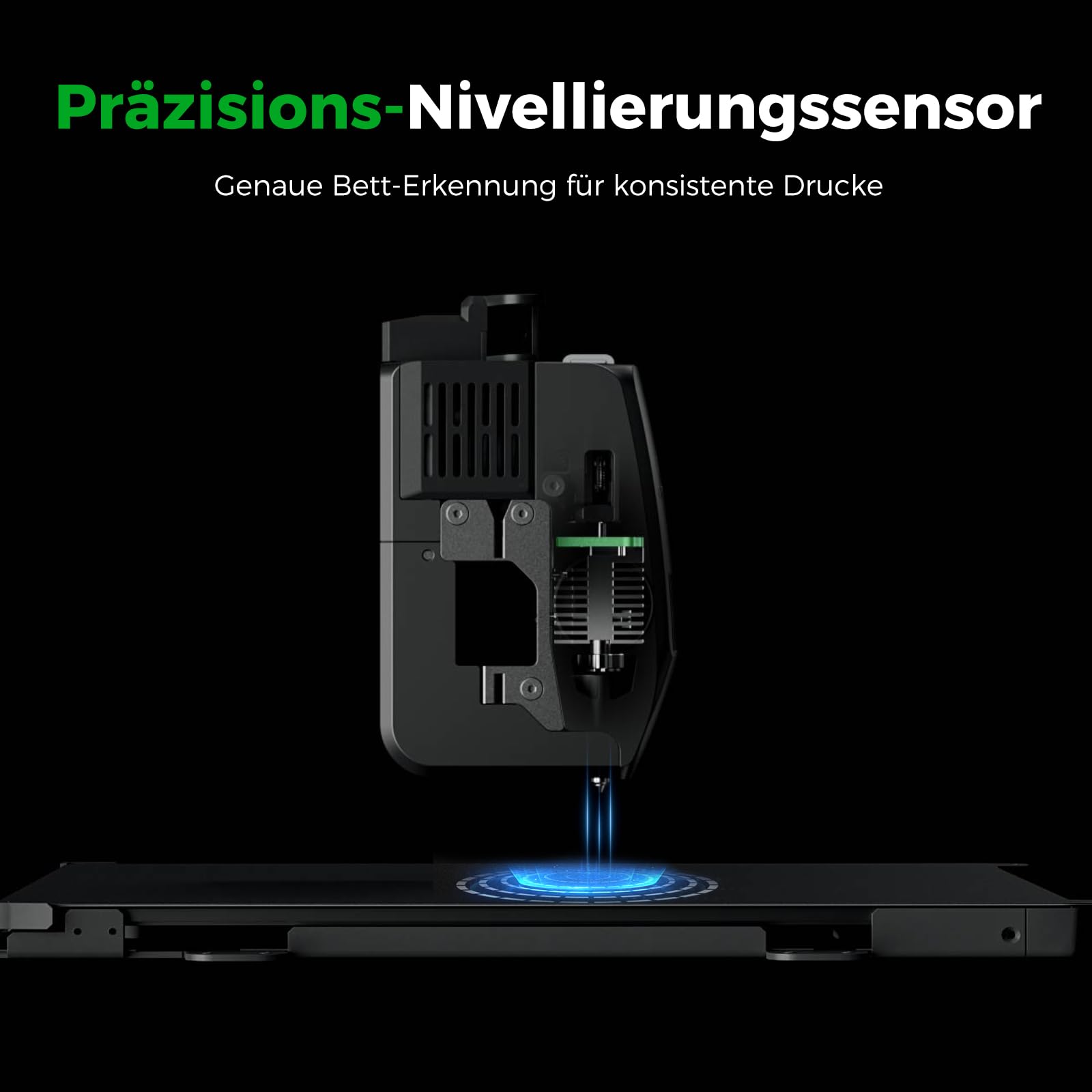 Creality K2 Plus Strain Gauge Offizielles 3D-Drucker Zubehör Bett Nivellierung Modul für Creality K2 K2 Pro K2 Plus Auto Nivellierung Spannungssensor Getriebe Set