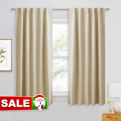 Back Loops Rod Pocket Window Coverings Room Darkening Blackout