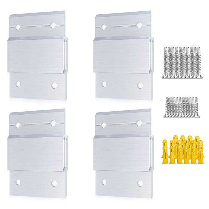 Buy ODAHIS 4 Inch Frame Cleat Premium Aluminum Z Clips Heavy Duty