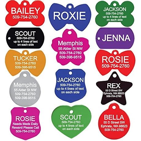 Customized Dog Tags for Pets