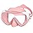 Kids Swim Mask 180 Snorkel Diving Mask, Anti-Fog Child Swim Goggles with Nose Cover No-Leak Swimming Goggles Anti-Shattered Lens for Youth 4-15 (Pale Pink)