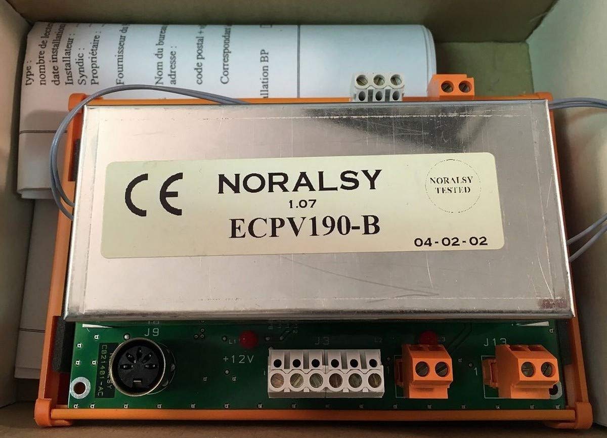 Centrale NORALSY ECPV190-B Rail DIN pour Gestion Automatique et Sécurisée KCP4-B