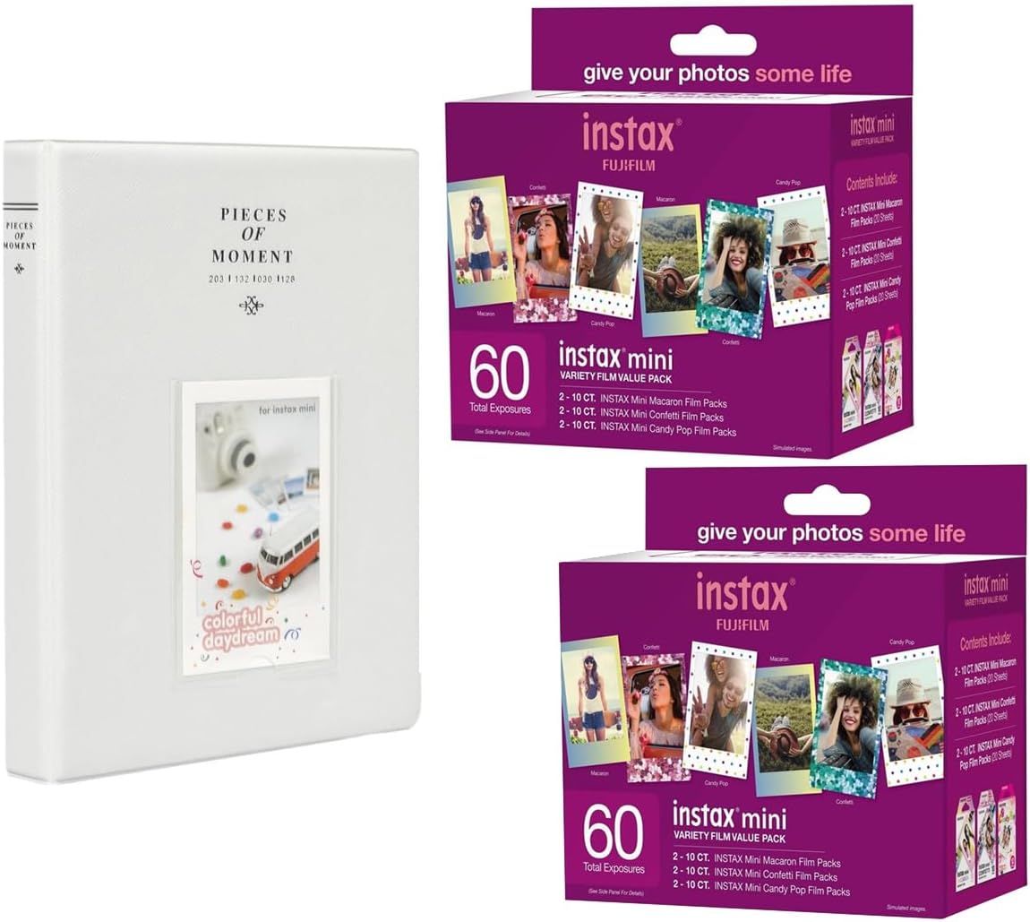Fujifilm Instax Mini Instant Film Variety Value Pack, 120