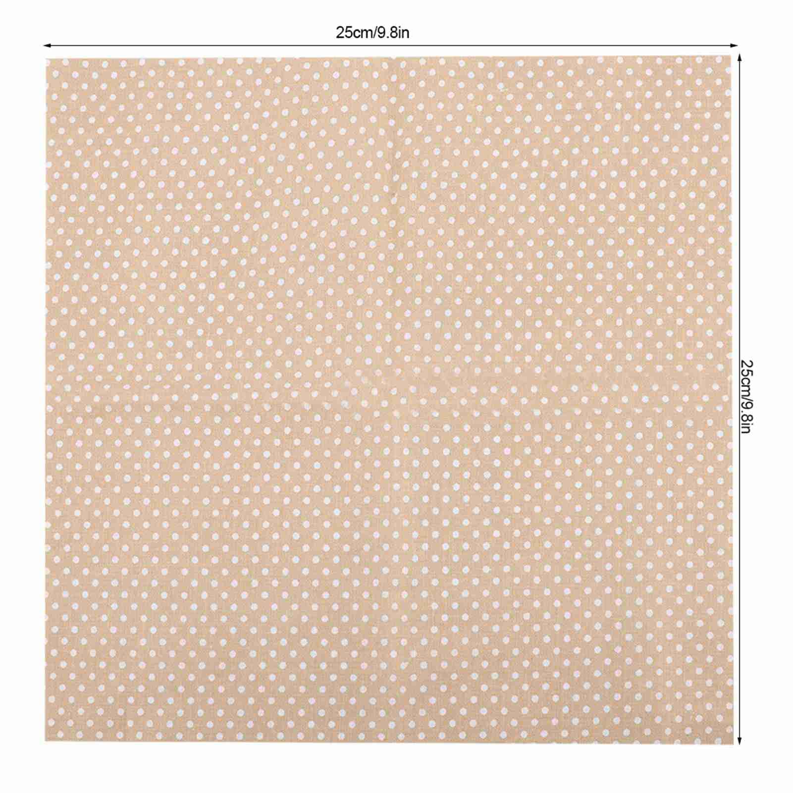 EBTOOLS Literie En Tissu De Coton Prédécoupé 3 Types 7 Pièces 50 * 50 Cm Tissu De Coton