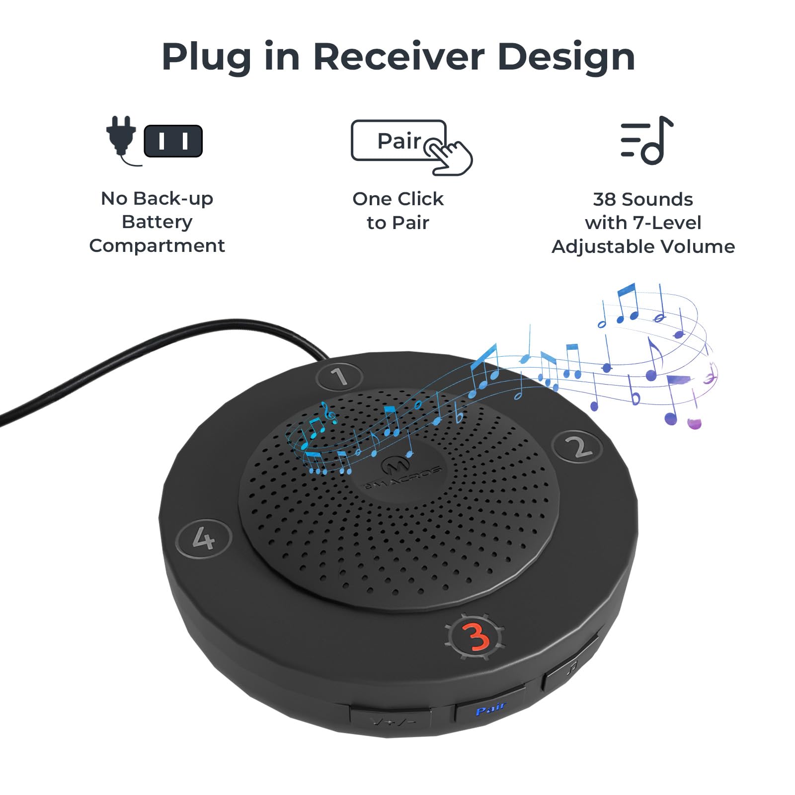 eMACROS 1/2 Mile Solar Wireless Driveway Alarm, 1 Receiver & 1 Sensor — Amazon image 3