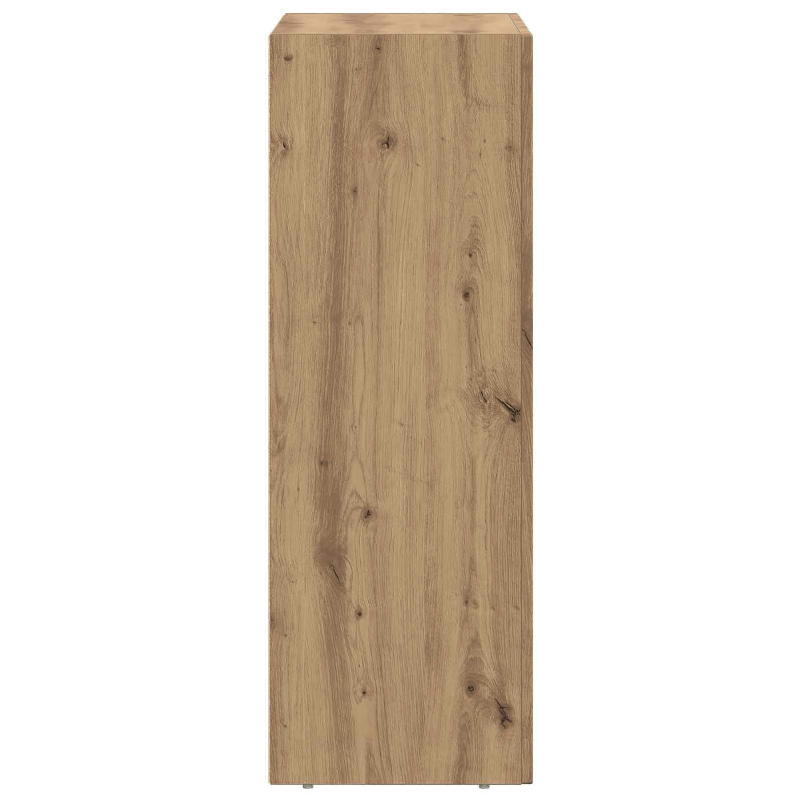 Générique Nowoczesny bufet do przechowywania 100 cm drewno inżynieryjne, meble do salonu z półkami, minimalistyczny prostokątny design