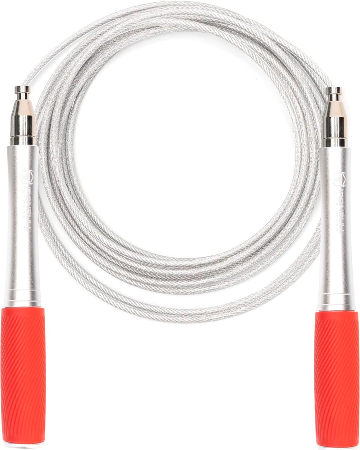 Jump Rope for Men & Women - Ultra-Fast, High Speed Jump Rope - Self-Locking Screw-Free Design with Aluminum Handles and Silicone Textured Grips -