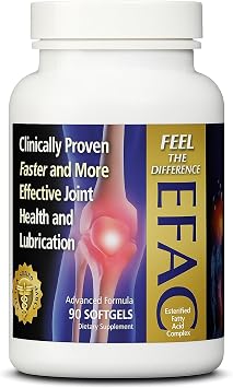 Joint & Muscle 90 Softgels | Joint Supplements for Men & Women | Supports Joint Health, Mobility & Muscle Recovery | Back, Knee & Shoulder Relief, EFAC Softgels | Doctor Formulated | Made in USA