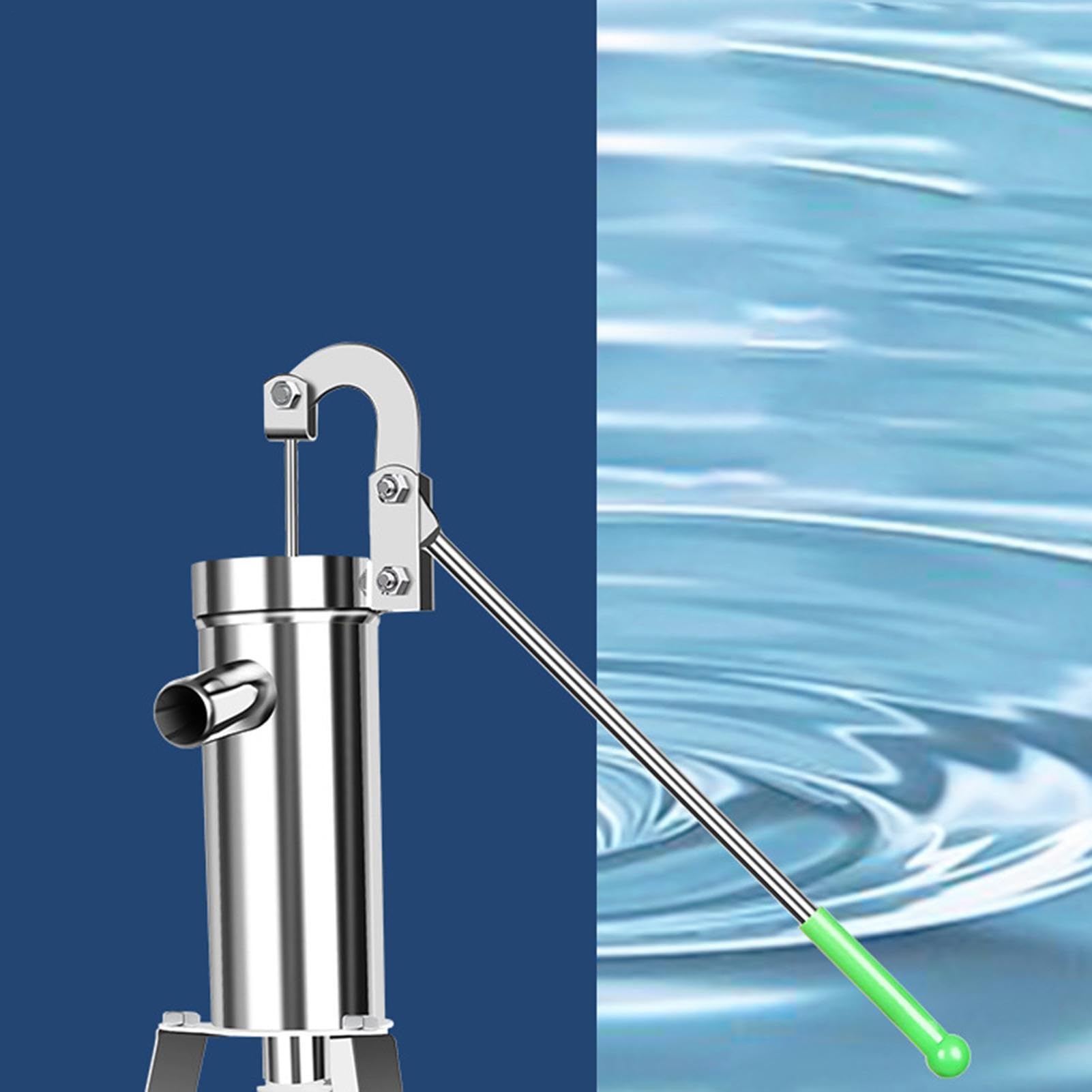 Pompa A Mano Per Pozzo Manuale A Stantuffo Pitcher Per Acqua | Pompa Idraulica Manuale per Pozzo per Irrigazione Giardino Casa Fattoria Cortile