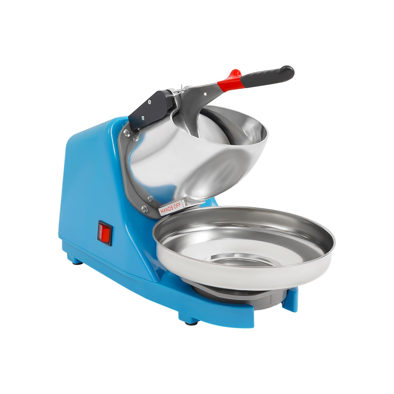 Machine à glace électrique, 220 V, 380 W, broyeur à glace, en acier inoxydable, pour restaurants, bars, fêtes, bleu