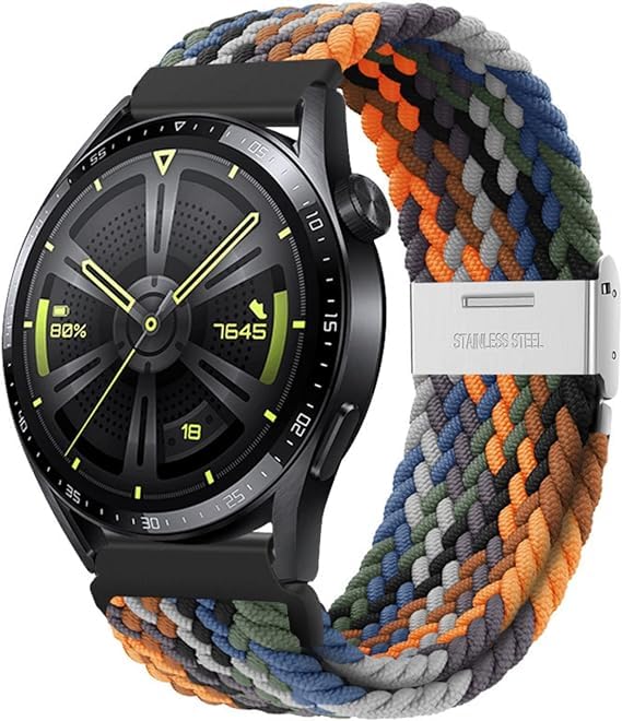 ZAPPER® 20mm Braided Sport Loop Band Compatible with Watch 6 5 4 Band 40mm 44mm/Watch 5 Pro 45mm/Galaxy Watch 4 6 Classic Band 42mm 46mm 43mm 47mm (Sunset Orange) (B0CNTL3FKV) Amazon Price History, Amazon Price Tracker