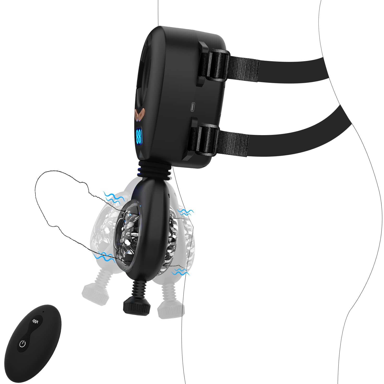 Amazon.com: Wearable Automatic Male Masturbator with Removable Belts,  Wordone LCD Display Adjustable Males Sex Toys Penis Pump/Male Stroker,  Adult Sex Toys for Men, Real Blowjob Sex Machine for Men's Pleasure : Health