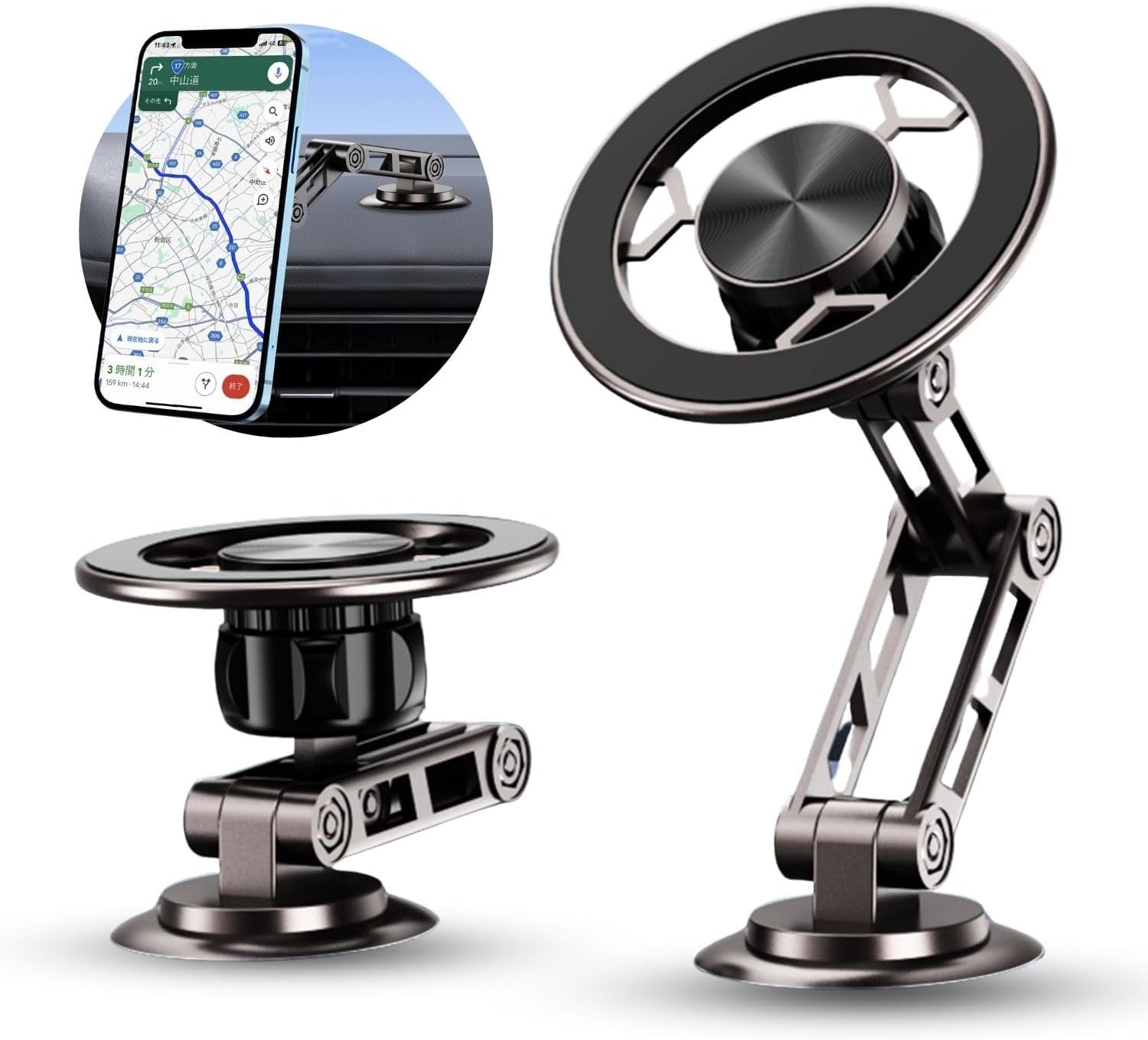 Amazon.co.jp: スマホホルダー 車 マグネット 【2025新登場 3M
